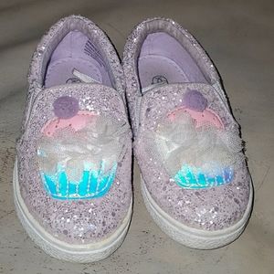 Falls creek toddler girls size 6 sequin slip on